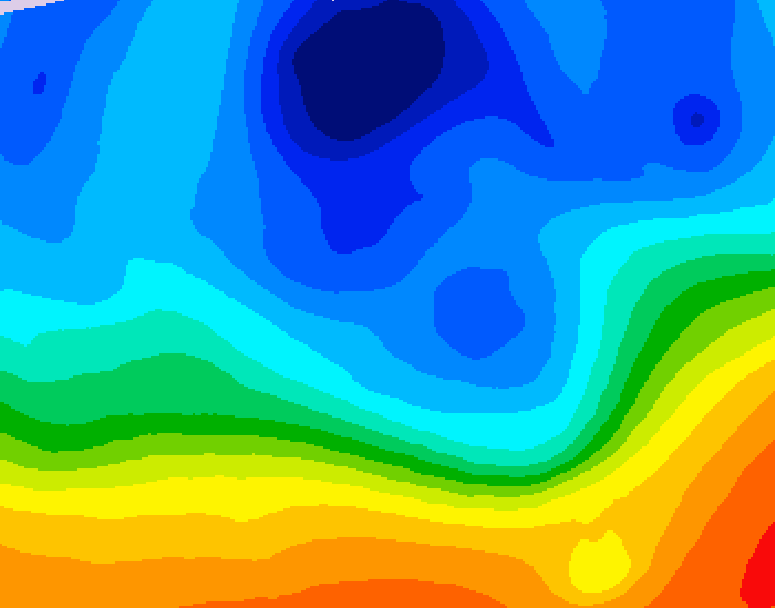 GDPS 500 millibar geopotential height 060 hour forecast chart for Canada based on 2025/11/01 1200Z data