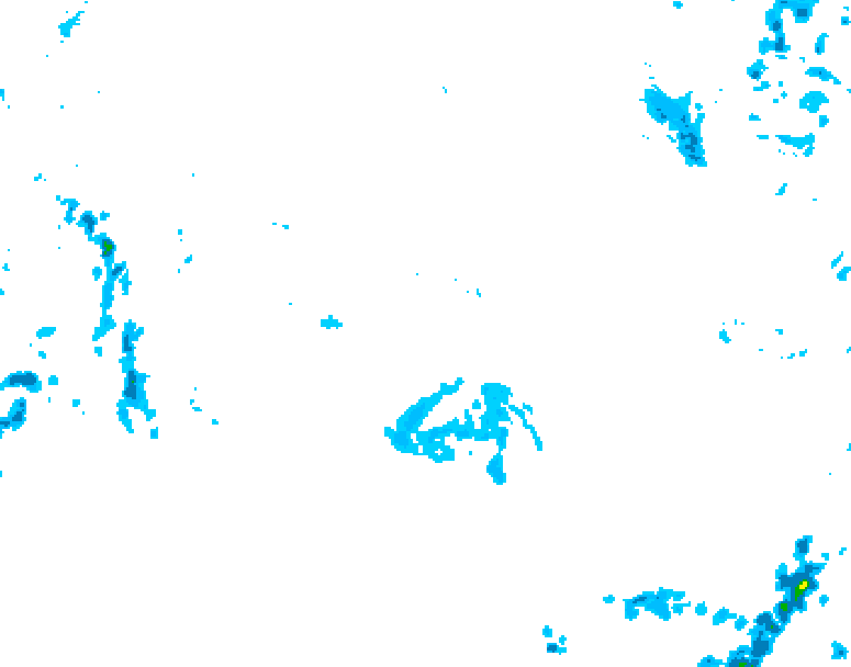 GDPS precipitation 036 hour forecast chart for Canada based on 2025/11/01 1200Z data