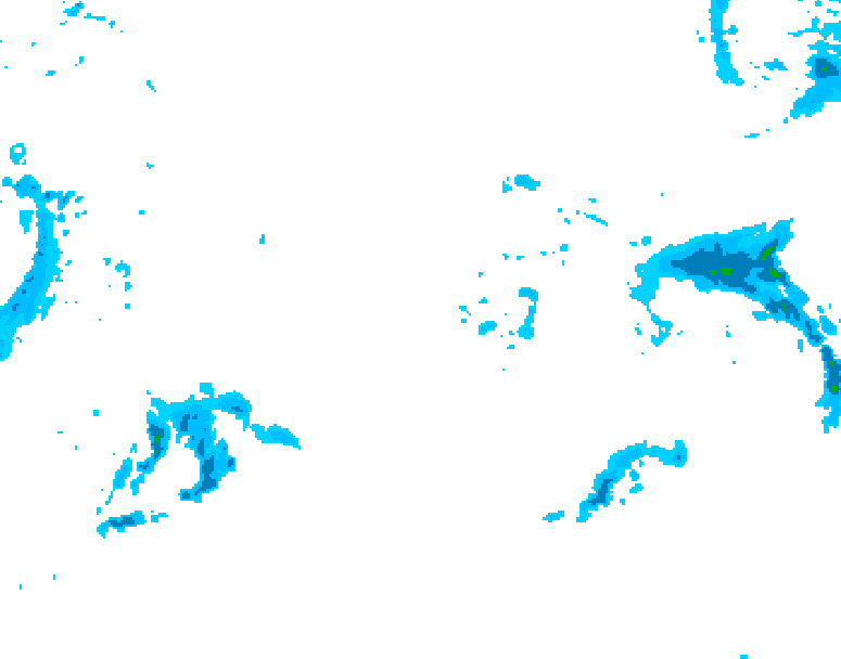 GDPS precipitation 198 hour forecast chart for Canada based on 2025/11/01 1200Z data