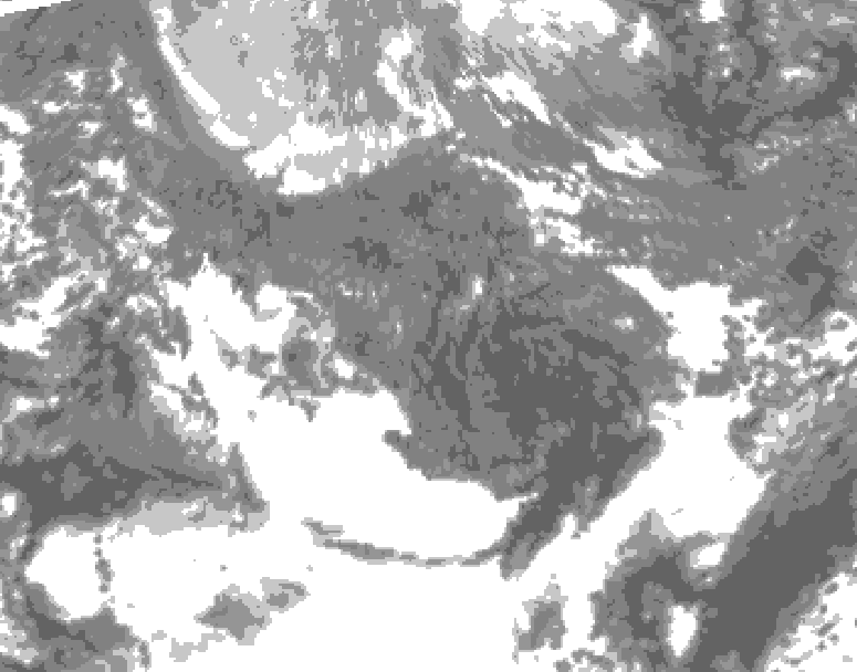 GDPS total cloud 048 hour forecast chart for Canada based on 2025/11/01 1200Z data
