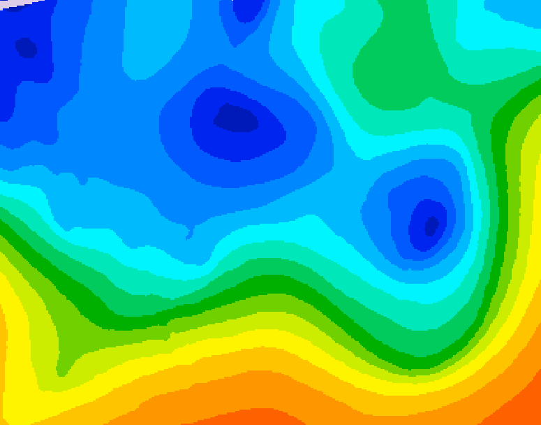 GDPS 500 millibar geopotential height 210 hour forecast chart for Canada based on 2025/11/02 0000Z data