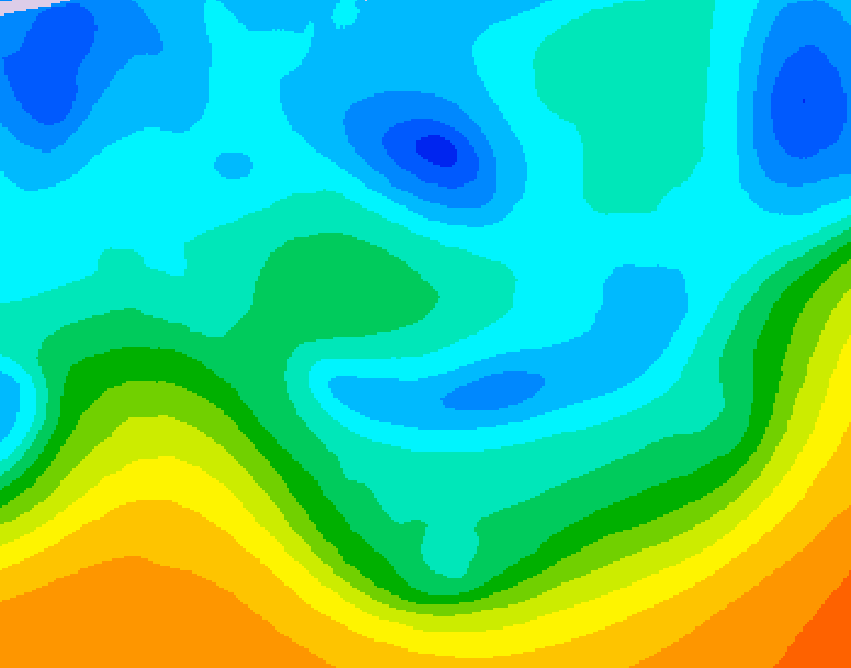 GDPS 500 millibar geopotential height 162 hour forecast chart for Canada based on 2025/11/02 1200Z data