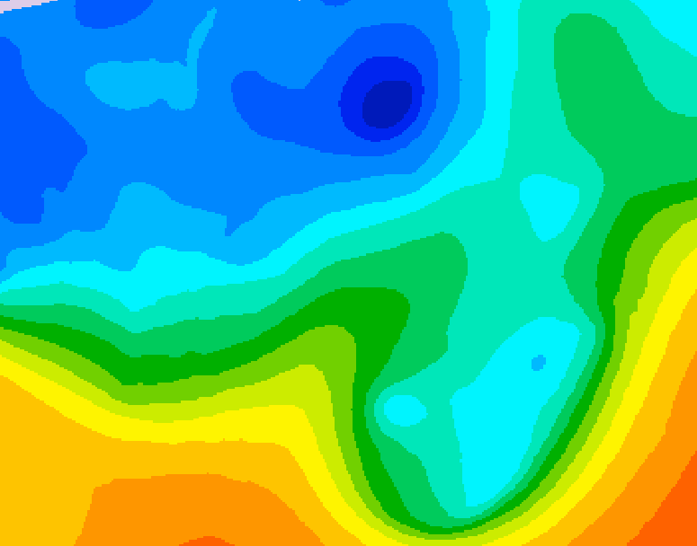 GDPS 500 millibar geopotential height 210 hour forecast chart for Canada based on 2025/11/02 1200Z data