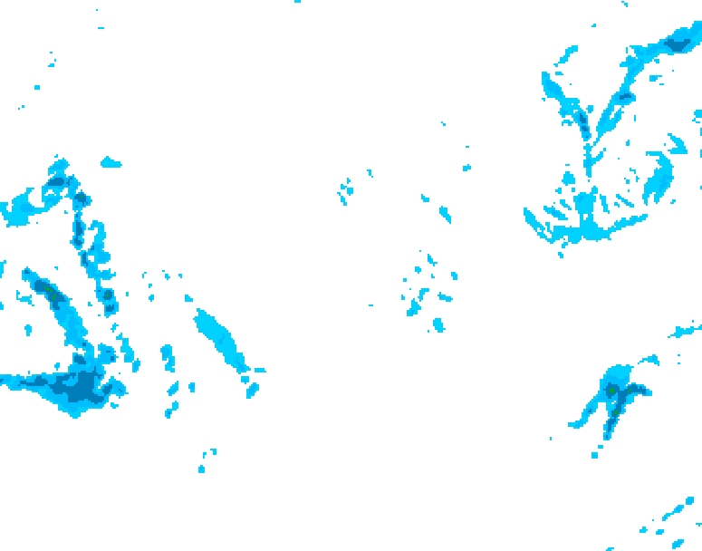 GDPS precipitation 108 hour forecast chart for Canada based on 2025/11/02 0000Z data