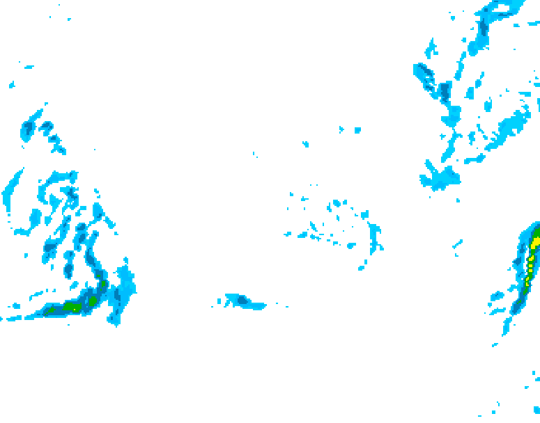 GDPS precipitation 120 hour forecast chart for Canada based on 2025/11/02 0000Z data
