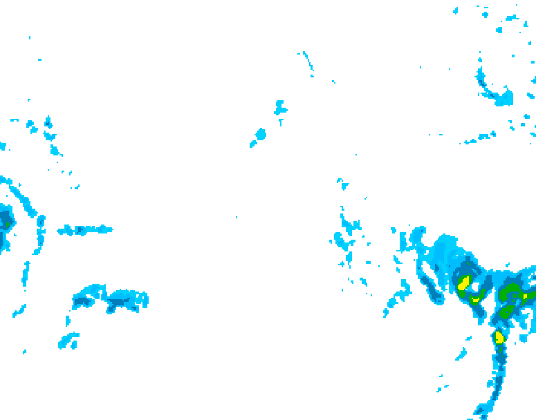 GDPS precipitation 042 hour forecast chart for Canada based on 2025/11/02 1200Z data