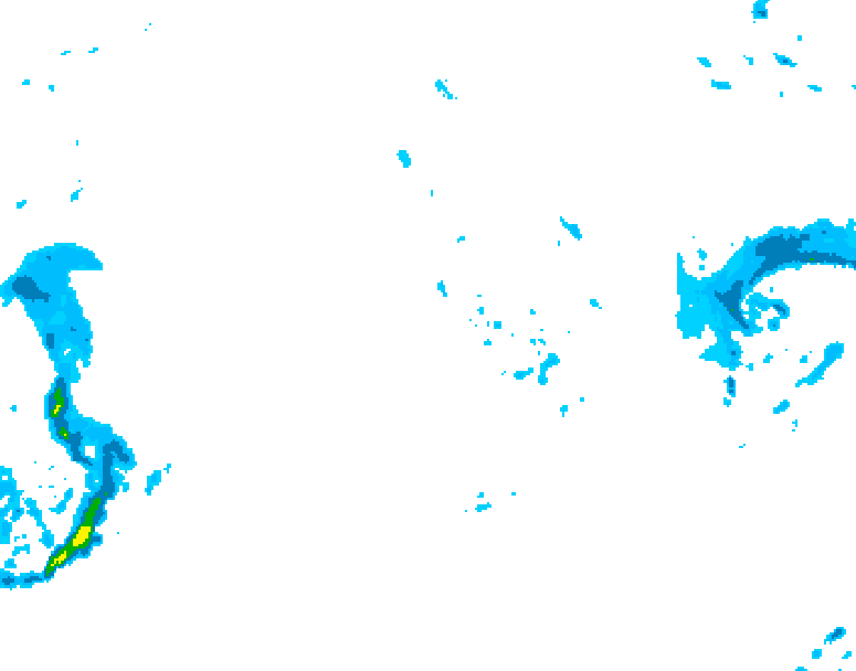 GDPS precipitation 066 hour forecast chart for Canada based on 2025/11/02 1200Z data