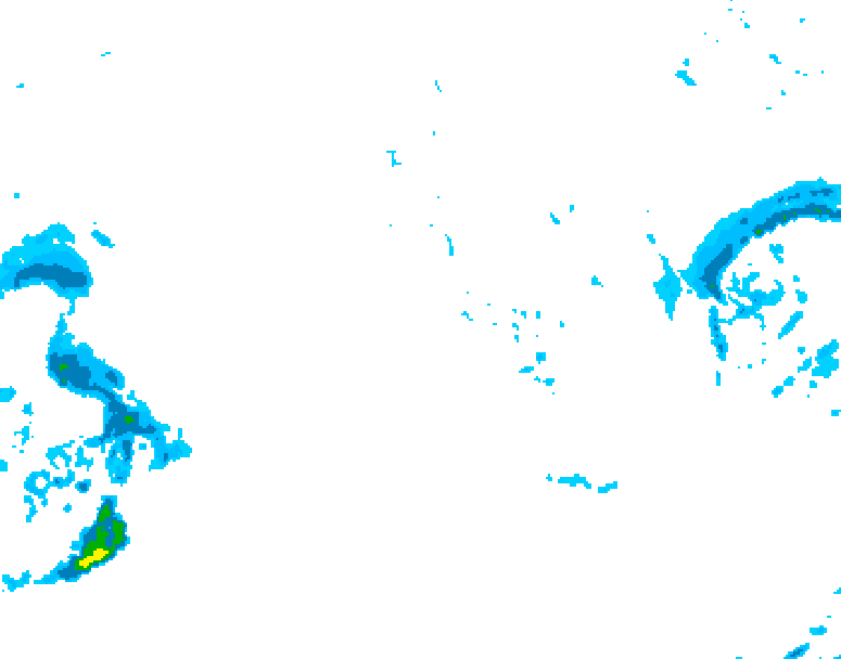 GDPS precipitation 072 hour forecast chart for Canada based on 2025/11/02 1200Z data