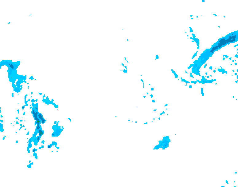 GDPS precipitation 084 hour forecast chart for Canada based on 2025/11/02 1200Z data