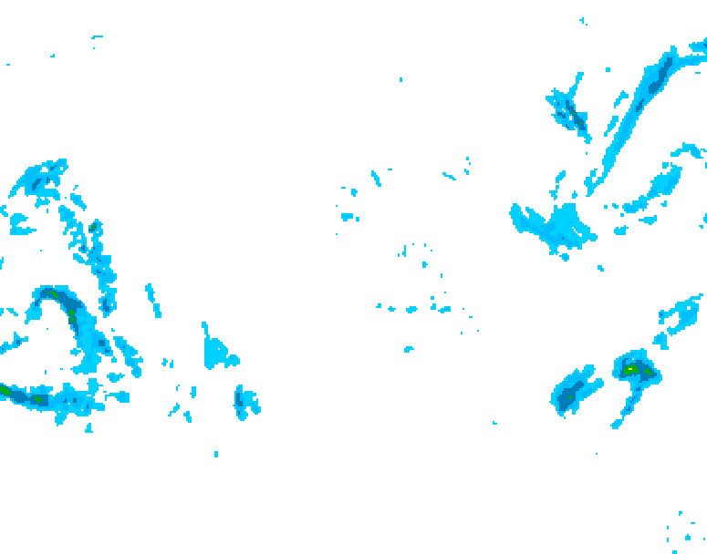 GDPS precipitation 096 hour forecast chart for Canada based on 2025/11/02 1200Z data