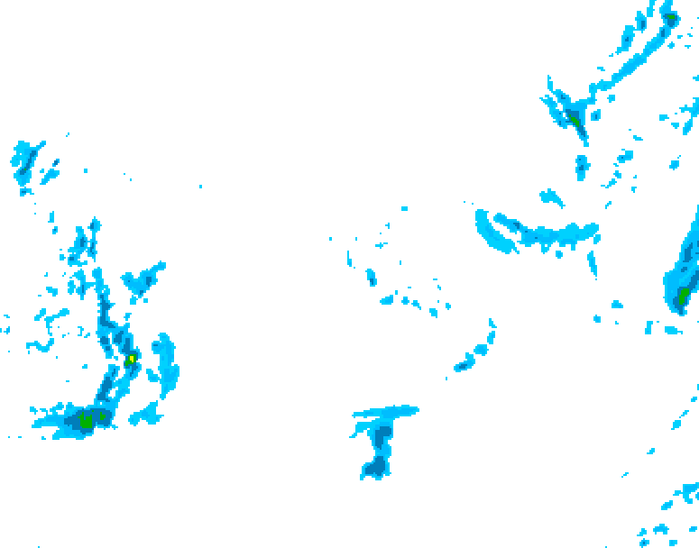 GDPS precipitation 114 hour forecast chart for Canada based on 2025/11/02 1200Z data