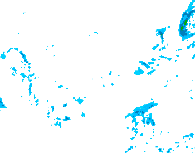 GDPS precipitation 138 hour forecast chart for Canada based on 2025/11/02 1200Z data