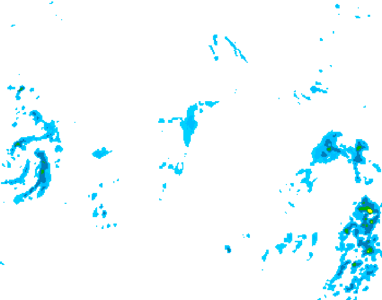 GDPS precipitation 216 hour forecast chart for Canada based on 2025/11/02 1200Z data
