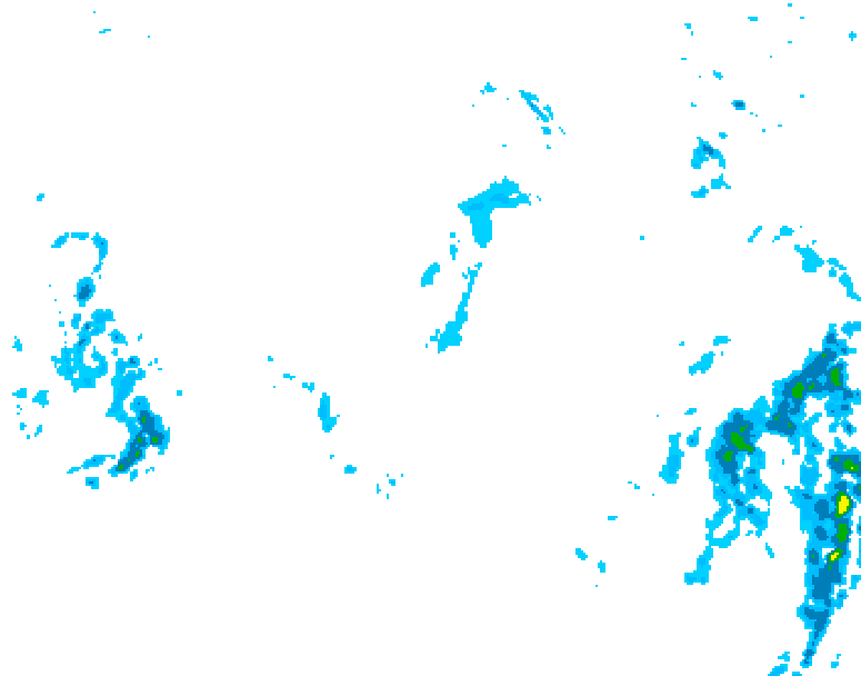GDPS precipitation 228 hour forecast chart for Canada based on 2025/11/02 1200Z data