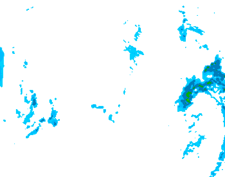 GDPS precipitation 240 hour forecast chart for Canada based on 2025/11/02 1200Z data