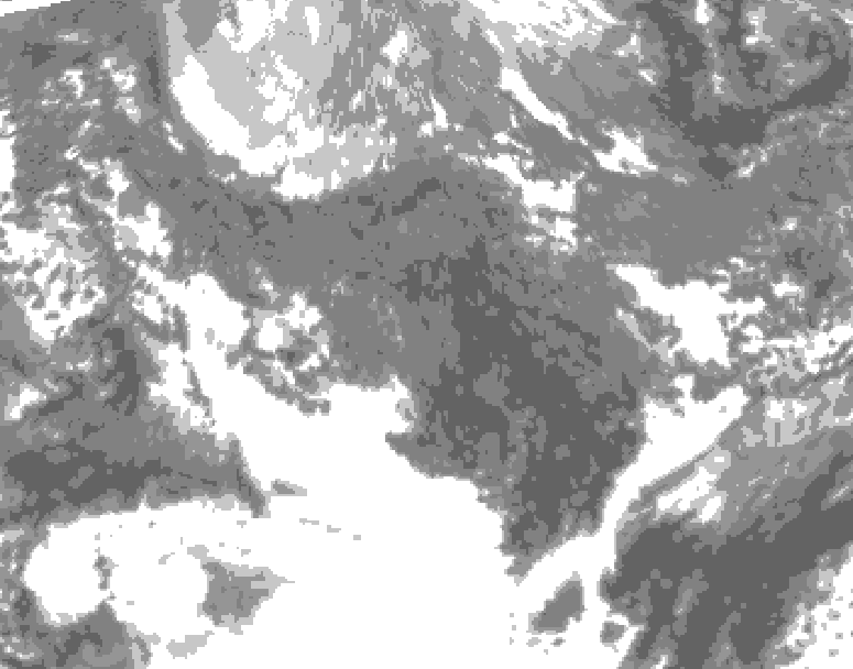 GDPS total cloud 024 hour forecast chart for Canada based on 2025/11/02 1200Z data
