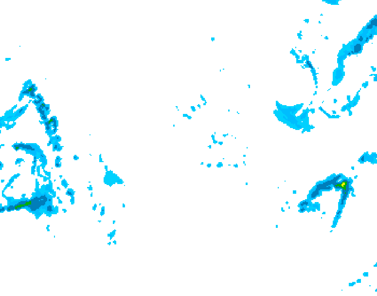 GDPS precipitation 084 hour forecast chart for Canada based on 2025/11/03 0000Z data
