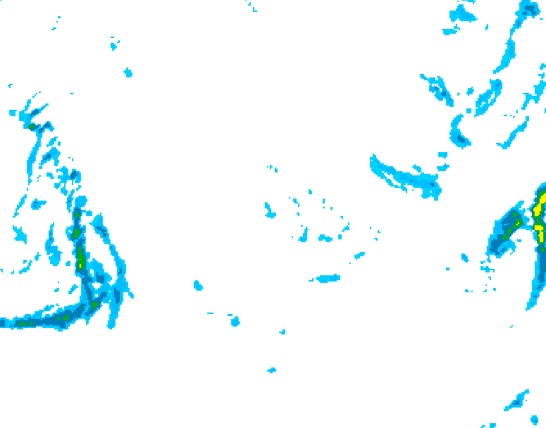GDPS precipitation 096 hour forecast chart for Canada based on 2025/11/03 0000Z data
