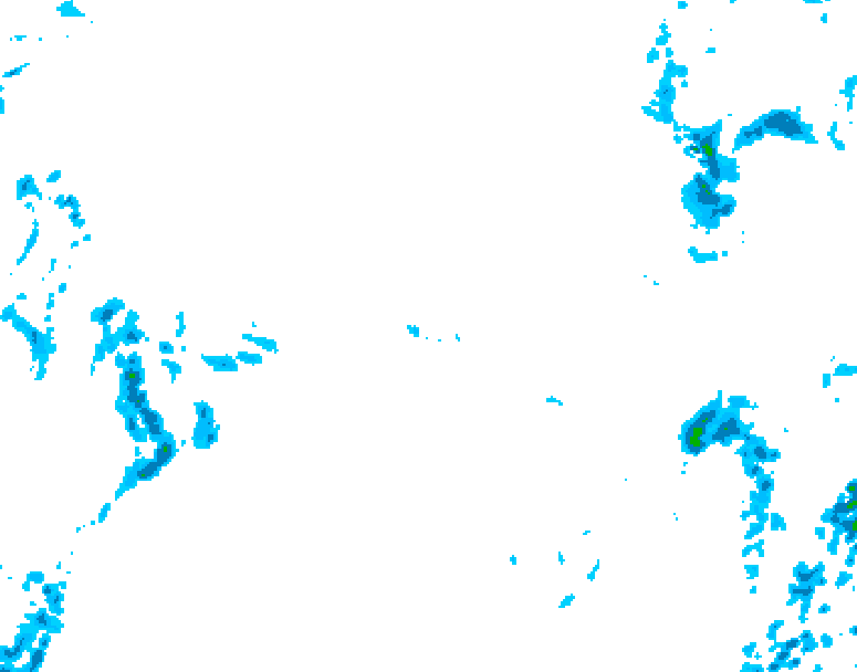 GDPS precipitation 186 hour forecast chart for Canada based on 2025/11/03 0000Z data