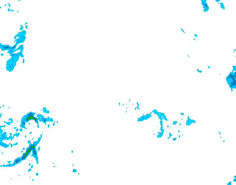 GDPS precipitation 234 hour forecast chart for Canada based on 2025/11/03 0000Z data