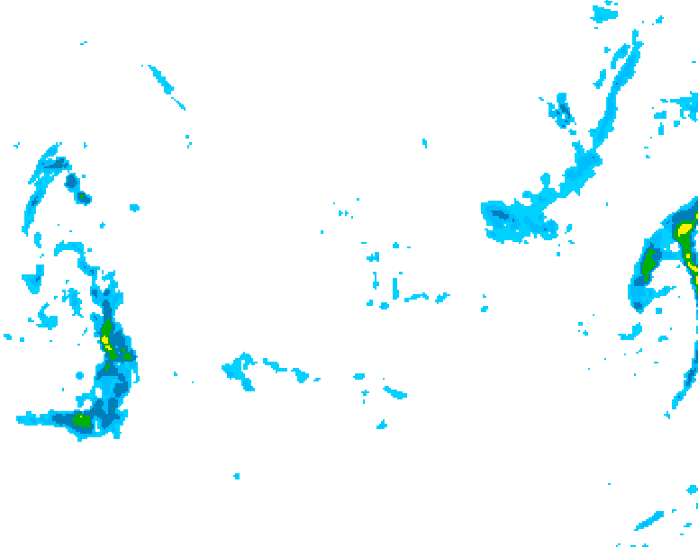 GDPS precipitation 072 hour forecast chart for Canada based on 2025/11/04 0000Z data