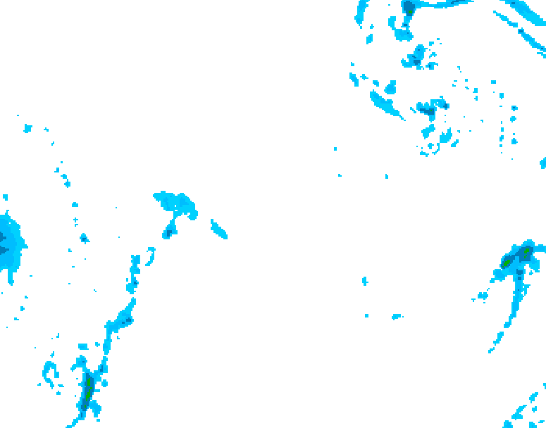 GDPS precipitation 234 hour forecast chart for Canada based on 2025/11/04 0000Z data