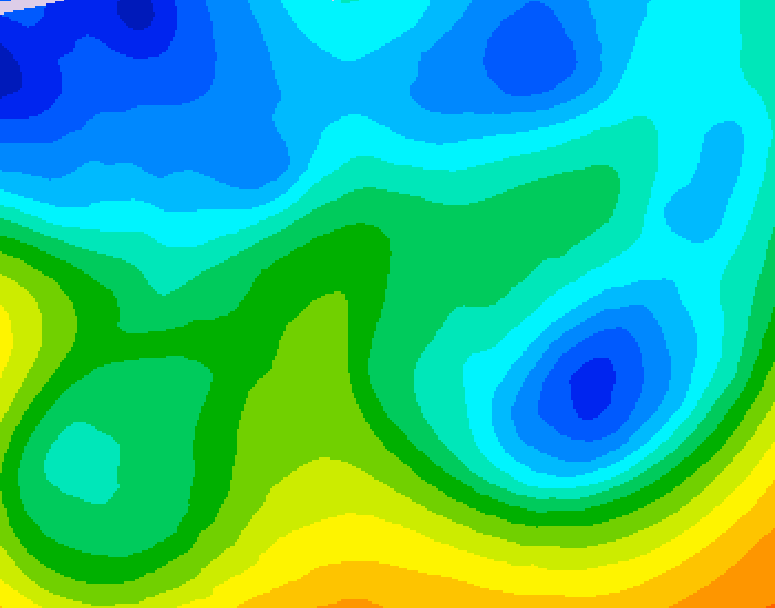 GDPS 500 millibar geopotential height 234 hour forecast chart for Canada based on 2025/11/05 0000Z data