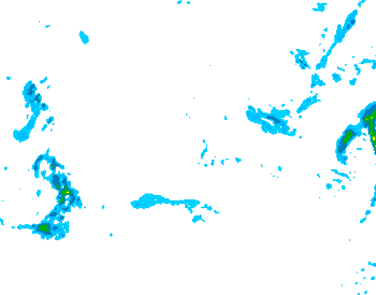 GDPS precipitation 048 hour forecast chart for Canada based on 2025/11/05 0000Z data