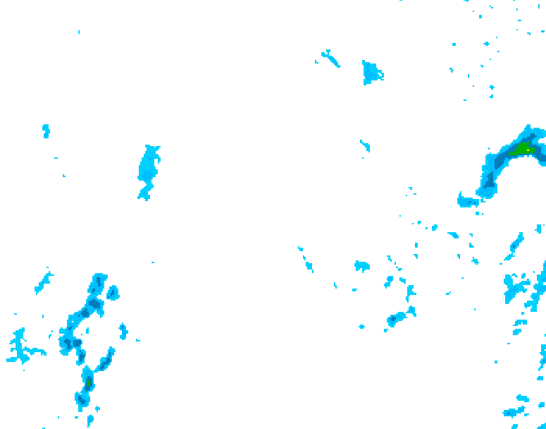 GDPS precipitation 210 hour forecast chart for Canada based on 2025/11/05 0000Z data