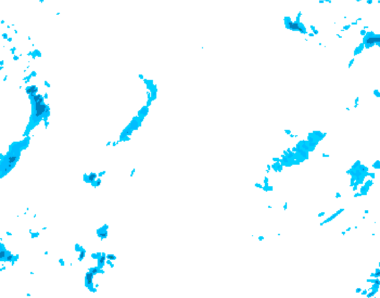 GDPS precipitation 234 hour forecast chart for Canada based on 2025/11/05 0000Z data