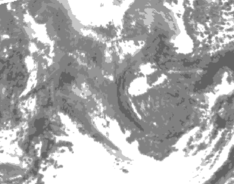GDPS total cloud 210 hour forecast chart for Canada based on 2025/11/05 0000Z data