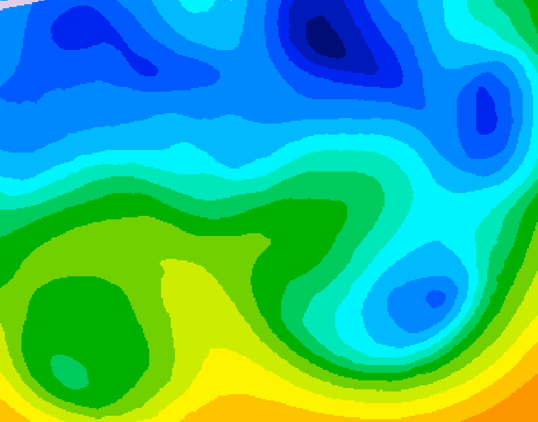GDPS 500 millibar geopotential height 234 hour forecast chart for Canada based on 2025/11/06 0000Z data