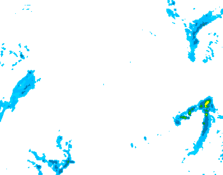 GDPS precipitation 234 hour forecast chart for Canada based on 2025/11/06 0000Z data
