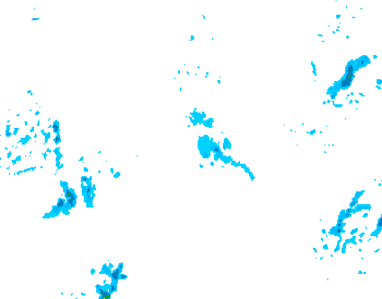 GDPS precipitation 222 hour forecast chart for Canada based on 2025/11/06 1200Z data