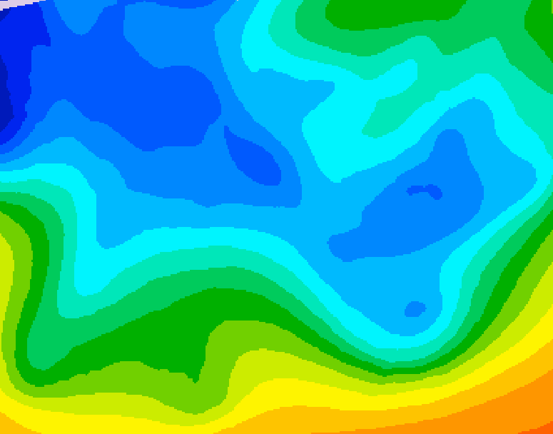 GDPS 500 millibar geopotential height 240 hour forecast chart for Canada based on 2025/11/07 0000Z data