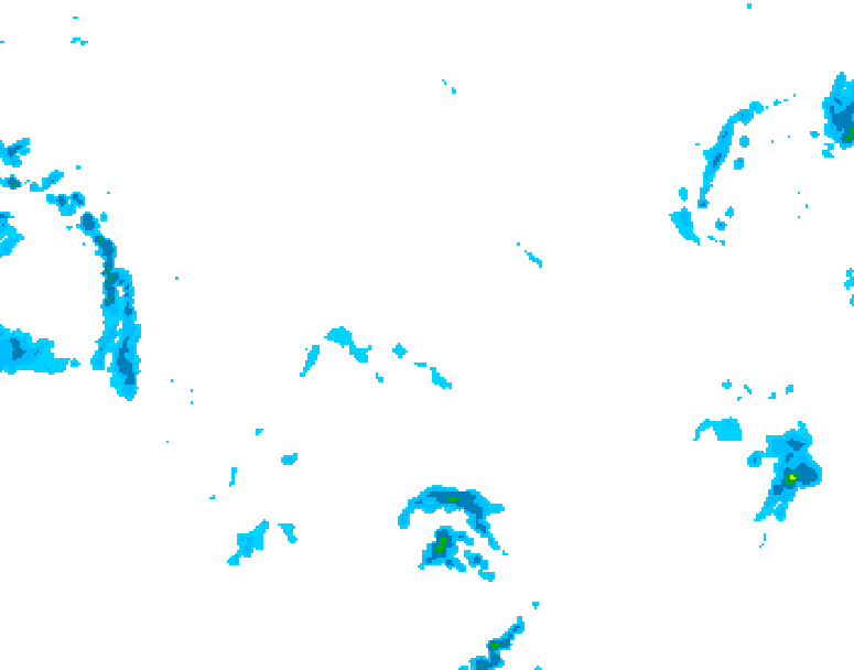 GDPS precipitation 234 hour forecast chart for Canada based on 2025/11/08 0000Z data