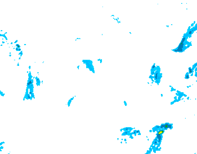 GDPS precipitation 234 hour forecast chart for Canada based on 2025/11/09 0000Z data