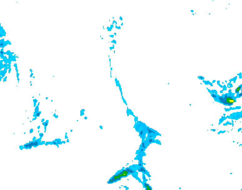 GDPS precipitation 180 hour forecast chart for Canada based on 2025/11/09 1200Z data