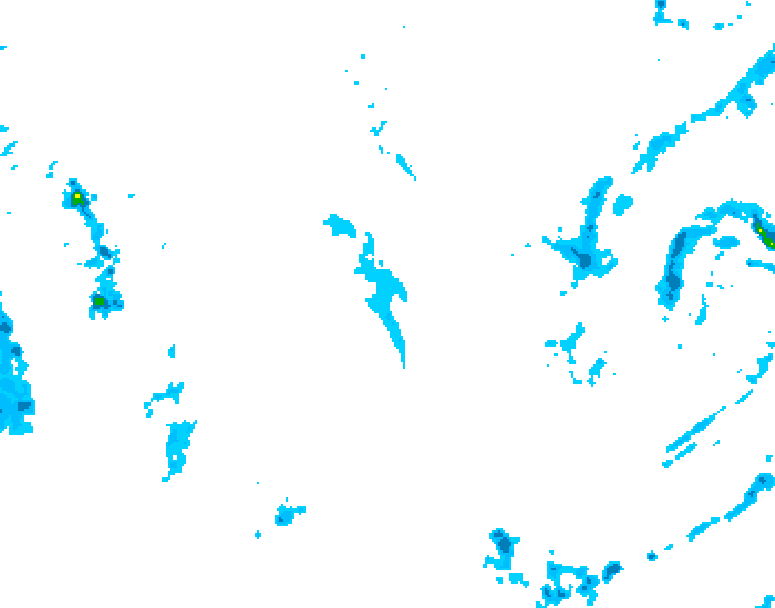 GDPS precipitation 210 hour forecast chart for Canada based on 2025/11/10 0000Z data