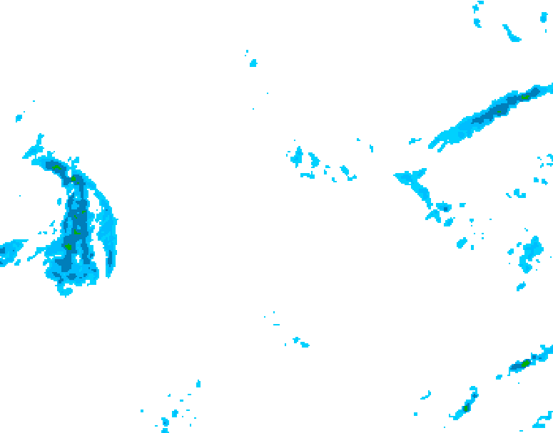 GDPS precipitation 234 hour forecast chart for Canada based on 2025/11/10 0000Z data