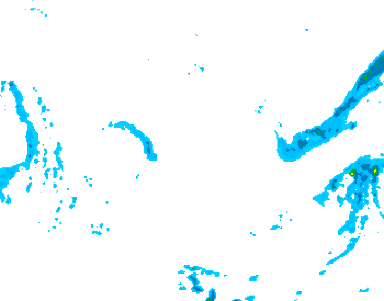 GDPS precipitation 174 hour forecast chart for Canada based on 2025/11/10 1200Z data