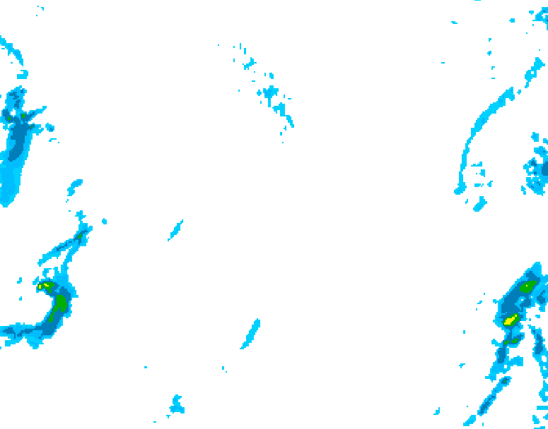 GDPS precipitation 222 hour forecast chart for Canada based on 2025/11/10 1200Z data
