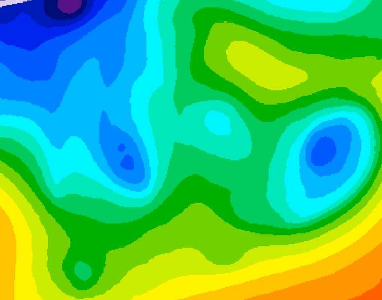GDPS 500 millibar geopotential height 174 hour forecast chart for Canada based on 2025/11/11 1200Z data