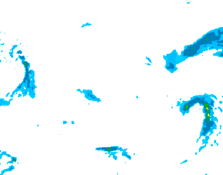 GDPS precipitation 162 hour forecast chart for Canada based on 2025/11/11 0000Z data