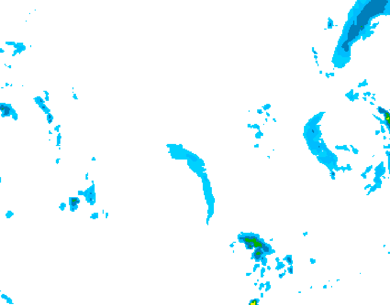 GDPS precipitation 186 hour forecast chart for Canada based on 2025/11/11 0000Z data