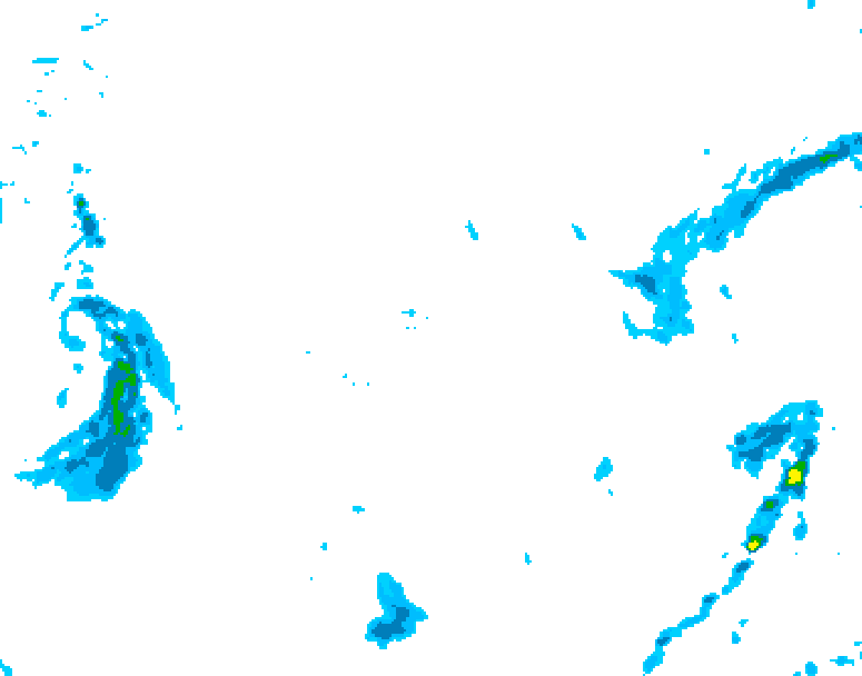 GDPS precipitation 210 hour forecast chart for Canada based on 2025/11/11 0000Z data