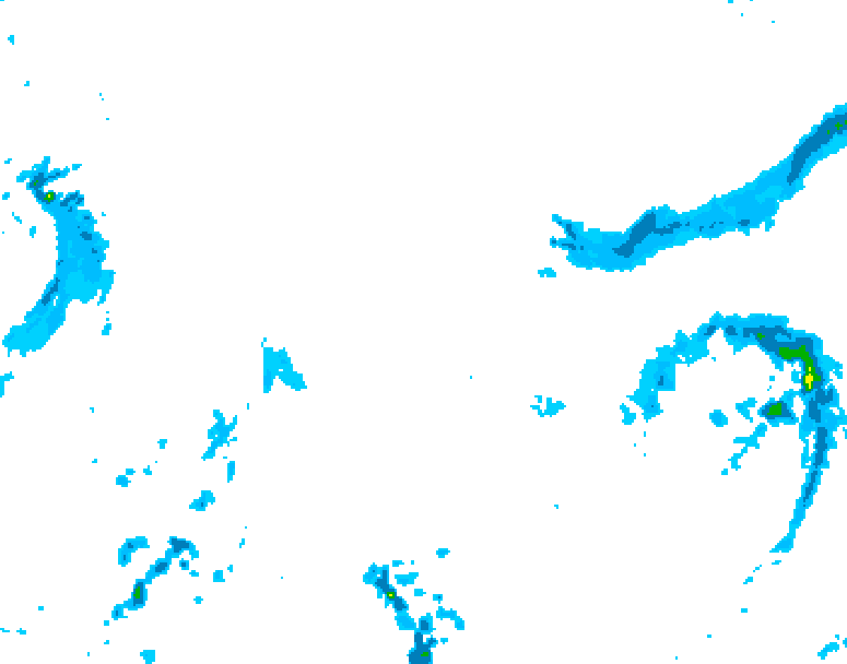 GDPS precipitation 150 hour forecast chart for Canada based on 2025/11/11 1200Z data