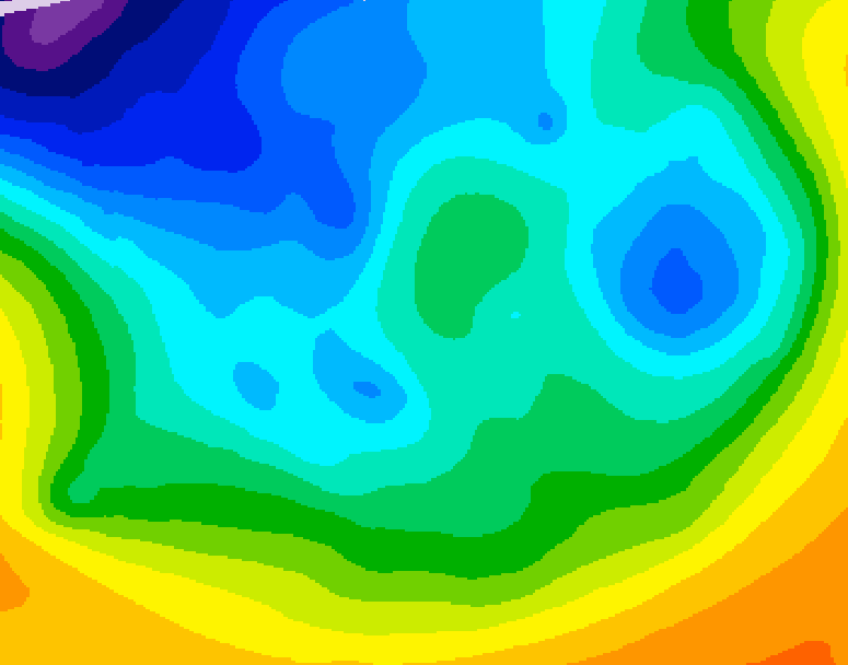 GDPS 500 millibar geopotential height 174 hour forecast chart for Canada based on 2025/11/12 1200Z data
