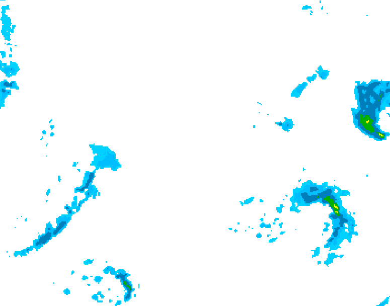 GDPS precipitation 120 hour forecast chart for Canada based on 2025/11/12 0000Z data