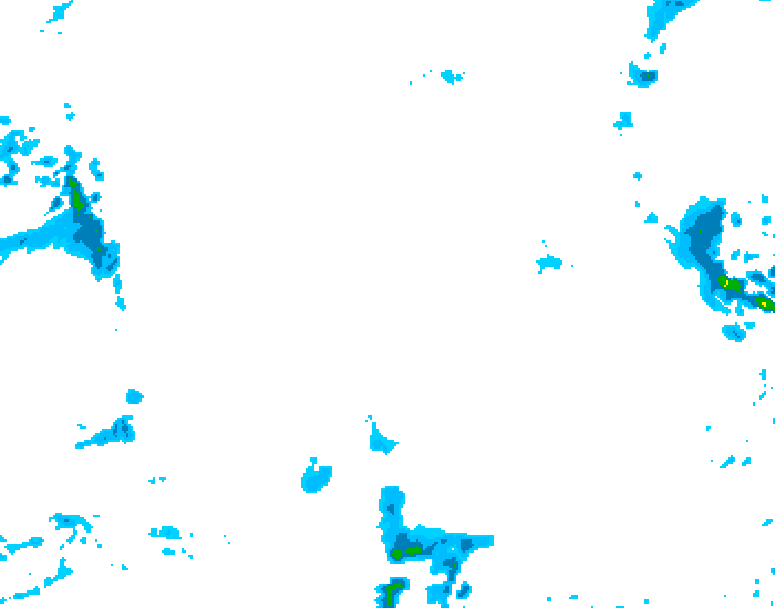 GDPS precipitation 210 hour forecast chart for Canada based on 2025/11/12 0000Z data